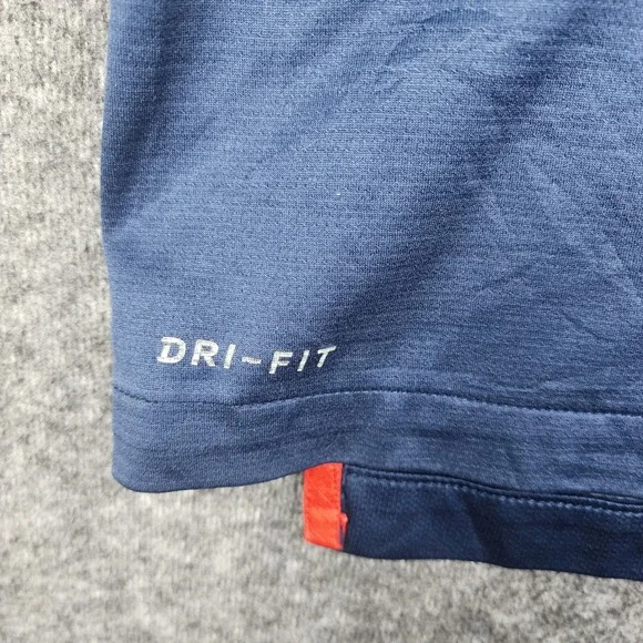 Nike Polo Shirt Mens XXL Navy Blue New England Patriots NFL Dri-FIT Short Sleeve - Picture 6 of 10